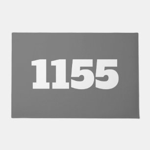 Doormat-House Flat Apartment or Work Place Number Doormat