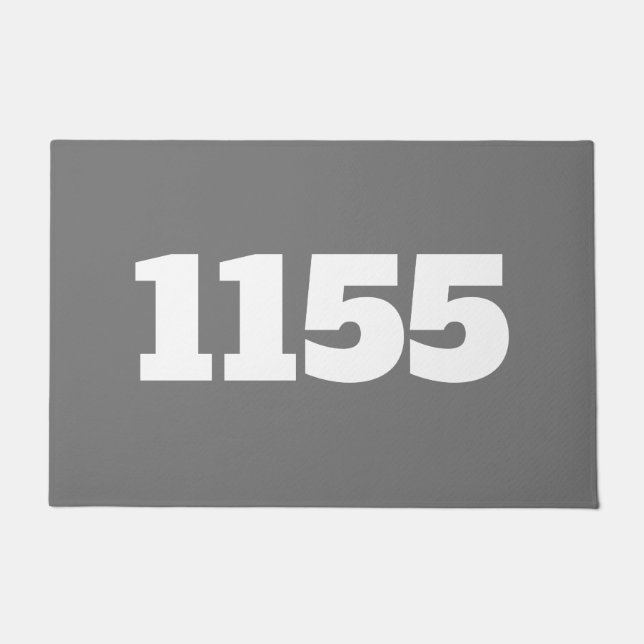 Doormat-House Flat Apartment or Work Place Number Doormat (Front)
