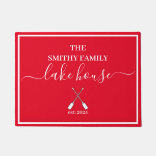 Doormat - Lake House Red