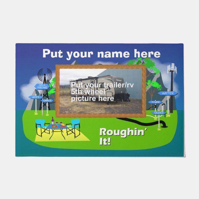 Doormat Personalized Travel trailer/rv/5th wheel (Front)