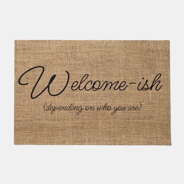Doormat - Welcome-ish (Front)