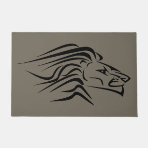 Doormat with Lion - Custom Colours