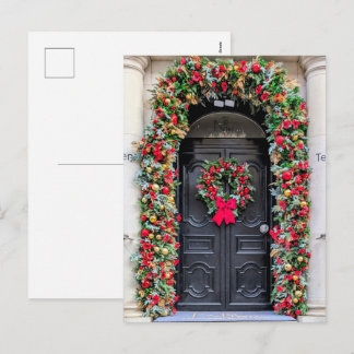 Doors of London: A Festive Christmas Postcard
