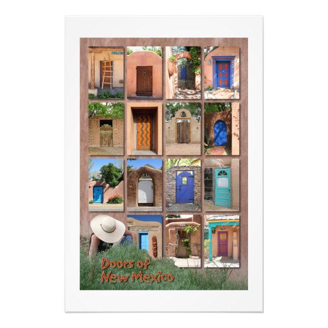 Doors of New Mexico version 2 Photo Print (Front)