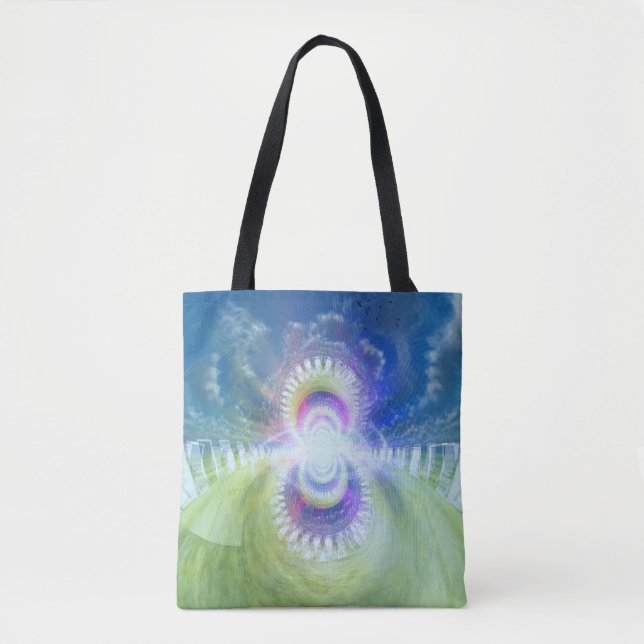 Doors to Fractal Dimension Tote Bag (Front)