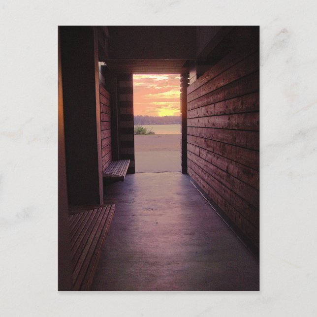 doorway sunset postcard (Front)