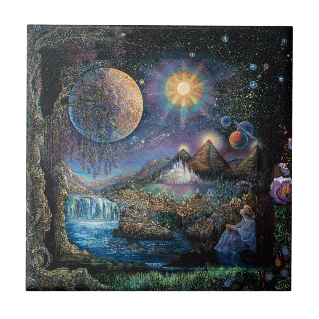 Doorway to the Stars 6x6 Ceramic Tile (Front)