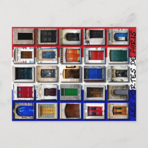 Doorways of Paris Postcard