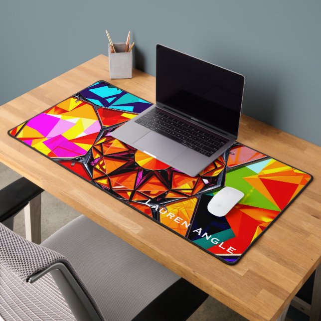 Dopamine Decor Mosaic Mirror Large Desk Mat (Office 2)