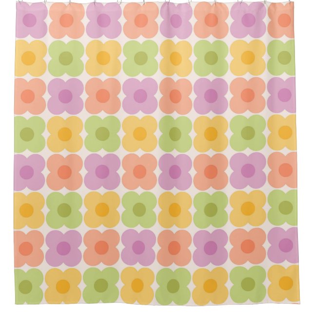 Dopamine Decor Retro Floral 70s Pastel Geometric (Front)