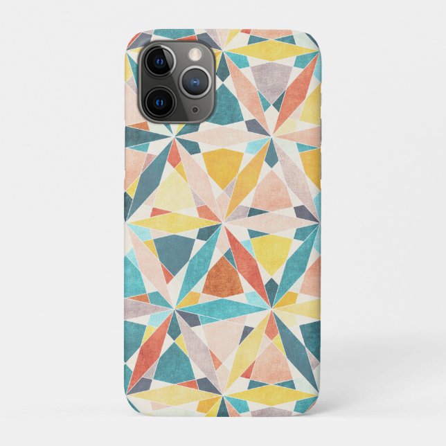 Dopamine Kaleidoscope Crystal Geometric Abstract Case-Mate iPhone Case (Back)
