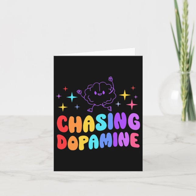 Dopamine Mental Health Aesthetic  Card (Front)