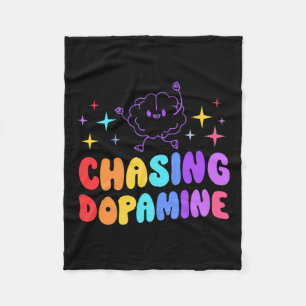 Dopamine Mental Health Aesthetic  Fleece Blanket