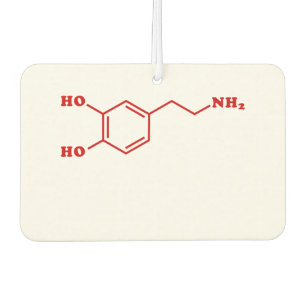 Dopamine Molecular Chemical Formula Air Freshener