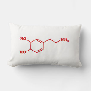 Dopamine Molecular Chemical Formula Lumbar Pillow