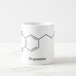 Dopamine Molecule Chemistry Science Coffee Mug