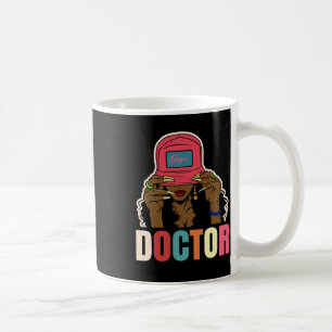 Dope Doctor Black Afro Black History Ladies  Coffee Mug