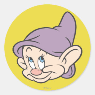Dopey 2 classic round sticker