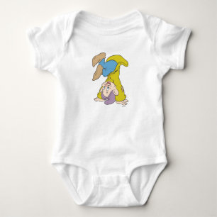 Dopey Doing a Head Stand Baby Bodysuit