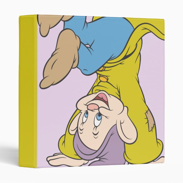Dopey Doing a Head Stand Binder (Front/Spine)