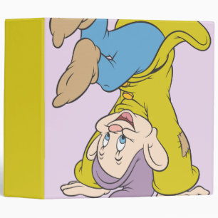 Dopey Doing a Head Stand Binder