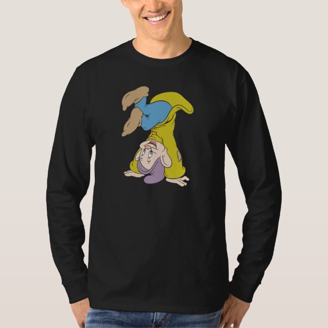 Dopey Doing a Head Stand T-Shirt (Front)