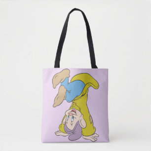 Dopey Doing a Head Stand Tote Bag