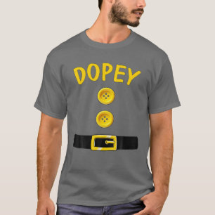Dopey Dwarf Halloween Costume Colour Matching Dope T-Shirt