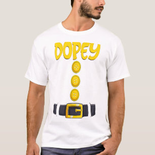 Dopey Halloween Dwarf Costume Colour Matching T-Shirt