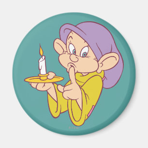 Dopey Holding a Candle Magnet