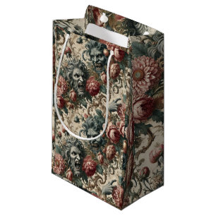 Doppelganger Malevolence – Gothic Floral Small Gift Bag