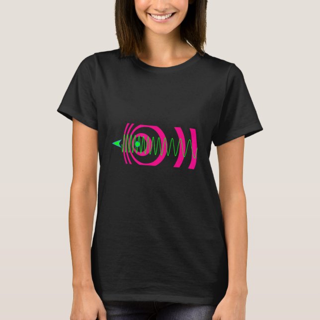Doppler Effect Physics Science Equation Physicist  T-Shirt (Front)