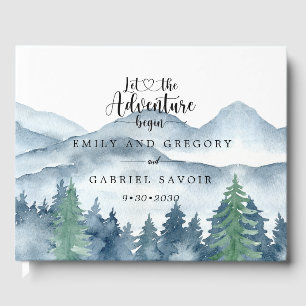 D'or Aventure commence Rustic Forest Mariage Livre d'in