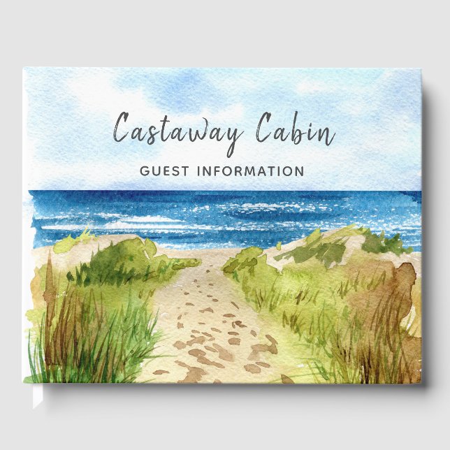 D'or Beach House Vacances Commentaires Livre d'invités (Recto)