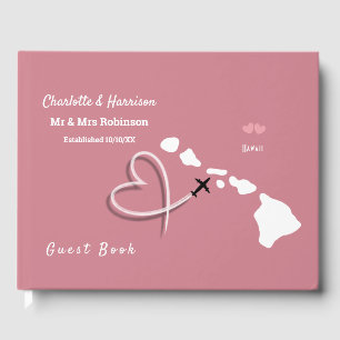 D'or Hawaii Destination Wedding Livre d'Invité