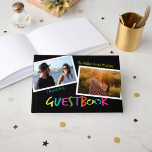 D'or Lettres Avec Coeurs Cadres Photo Moderne Livre D'O