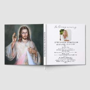D'or Livre de prière de la miséricorde divine catholiqu