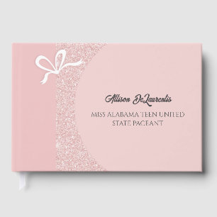 D'or Livre de signatures de concours Rose Gold Souvenir