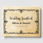 Livre d'hôtes mariage Halloween style gothique
