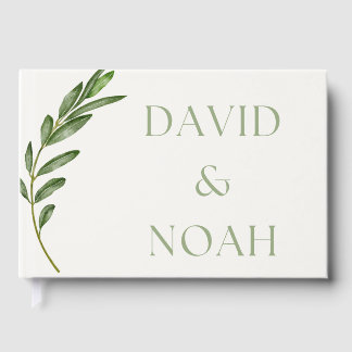 D'or Livre d'invité de la Branche d'Olivier