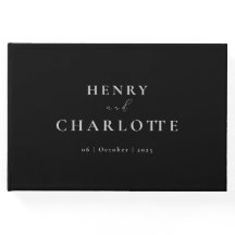 Livre d'invité noir