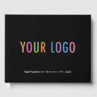 Livre d'invité personnalisé Logo de l'entreprise N