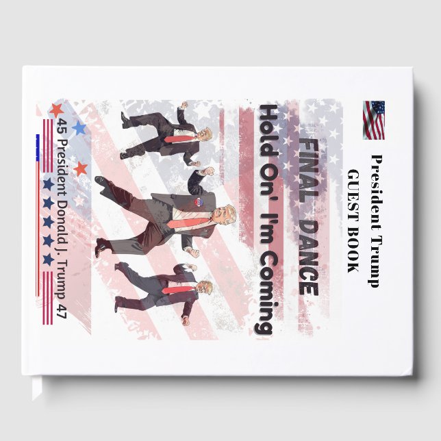 D'or Livre d'invité Trump (Recto)