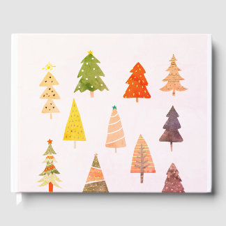 D'OR LIVRE D'INVITÉS ARBRES NOËL