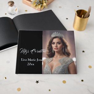 D'or Livre d'invités Pageant Queen Real Foil