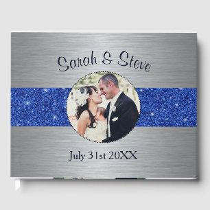 D'or Mariage de photos Silver and Gold Sparkle Livre d'
