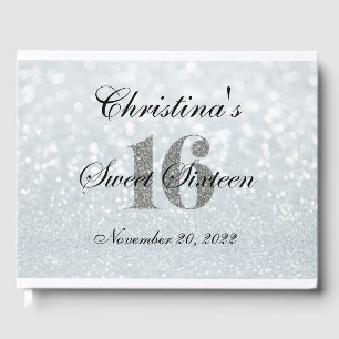 D'or Parties scintillant en argent rose Sweet 16 livre