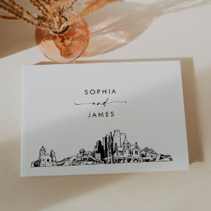 D'or Phoenix Skyline Mariage livre d'hôtes