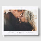 Simple Chic Mariage livre d'hôtes avec photo