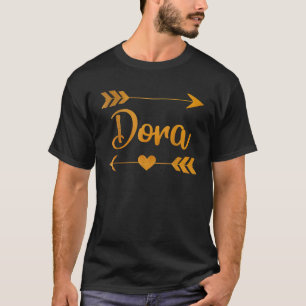 DORA Personalized Name Funny Birthday Custom Mom G T-Shirt